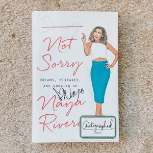 SIGNED | Sorry Not Sorry Book by Naya Rivera